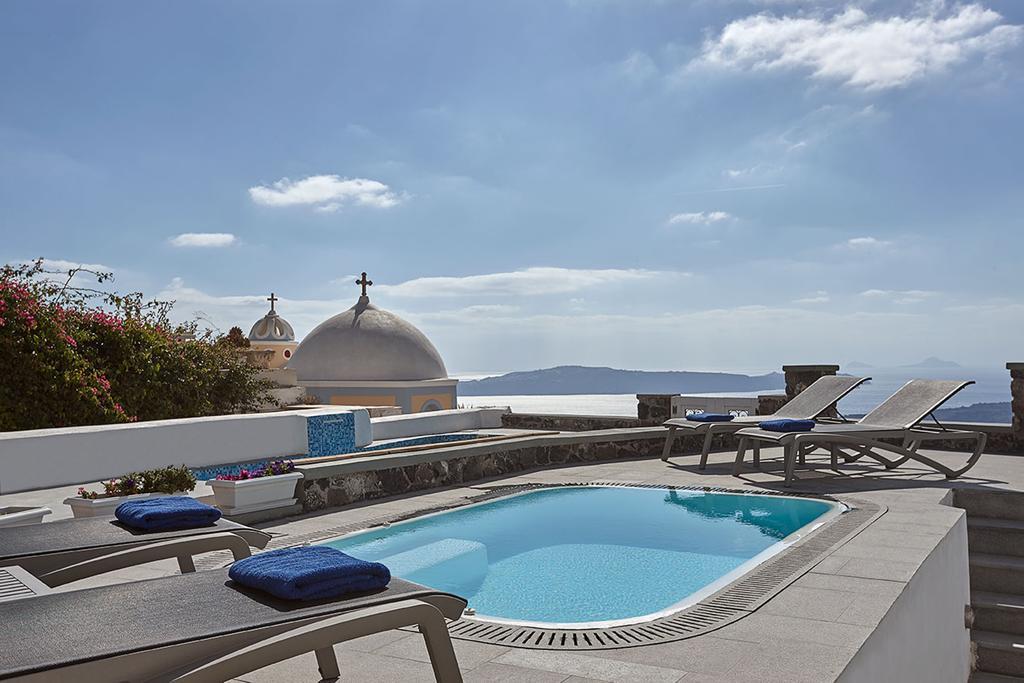 Villa Dakoronia Fira  Extérieur photo