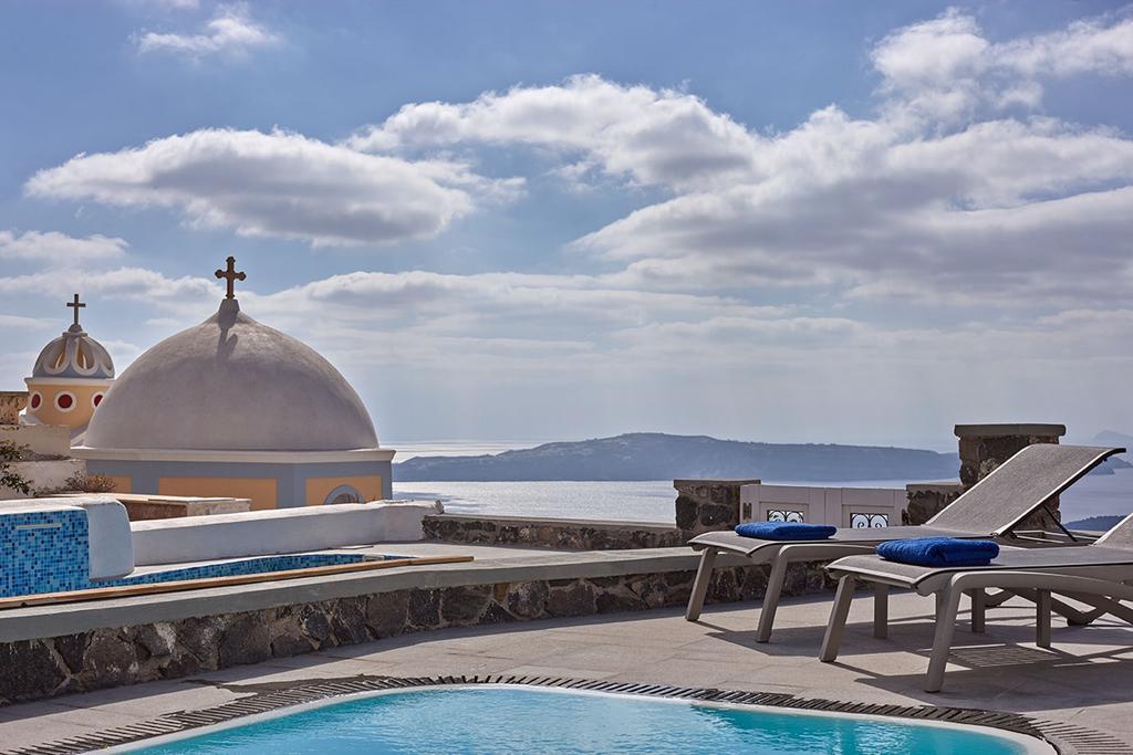 Villa Dakoronia Fira  Extérieur photo